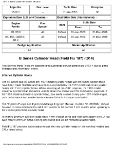 B cylinder  9mm to 7mm change