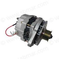 22 SI, 12V, 3-Wire, Alternator with Pulley