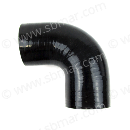 Silicone Gear Oil Cooler 90 Degree Hose 1.75 in. ID