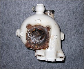 Destroyed Turbo are the results from the failed "wet riser" on the right.