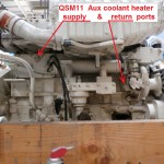 QSM11 Heater Supply Ports