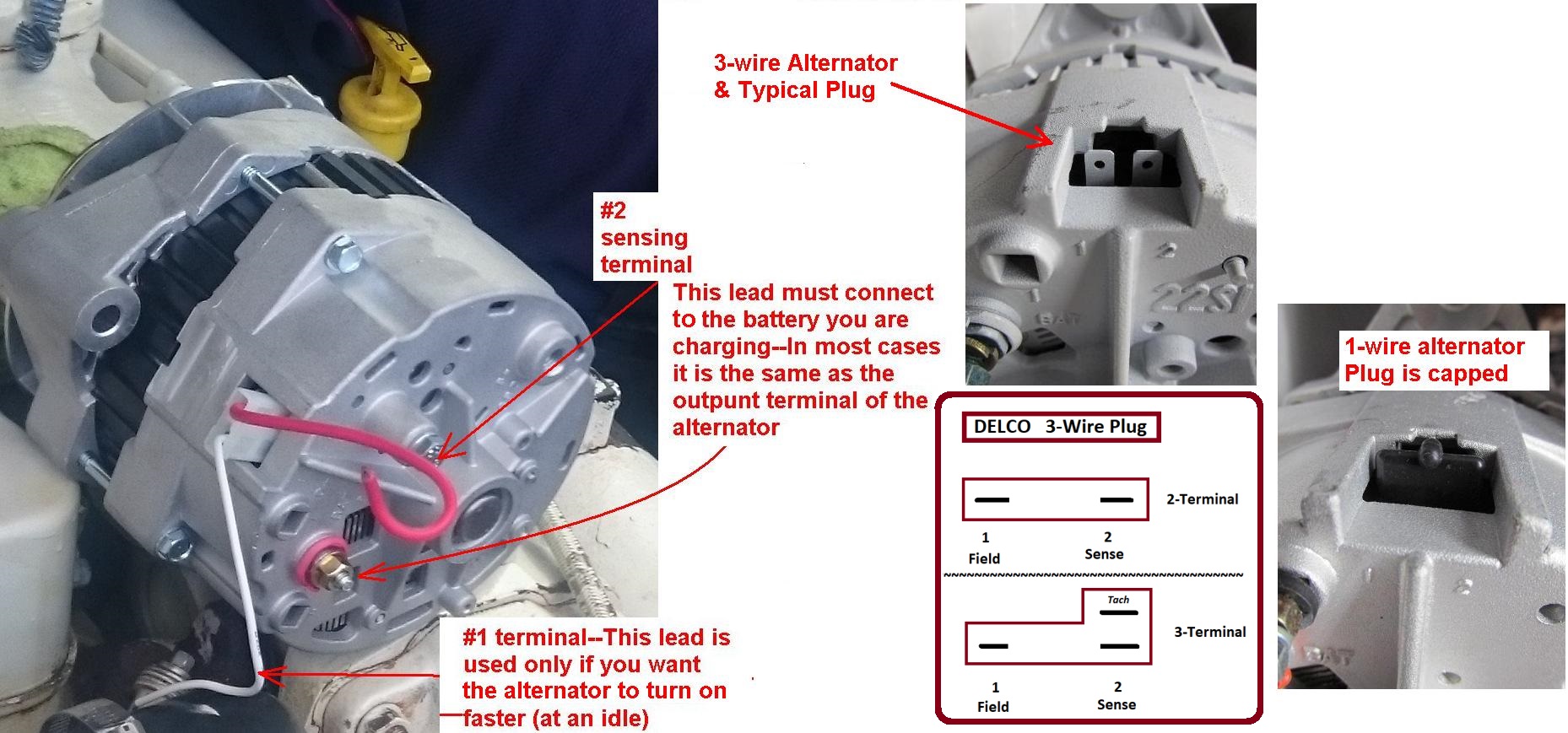 19 ~ 22SI SI Alternator Plug Styles