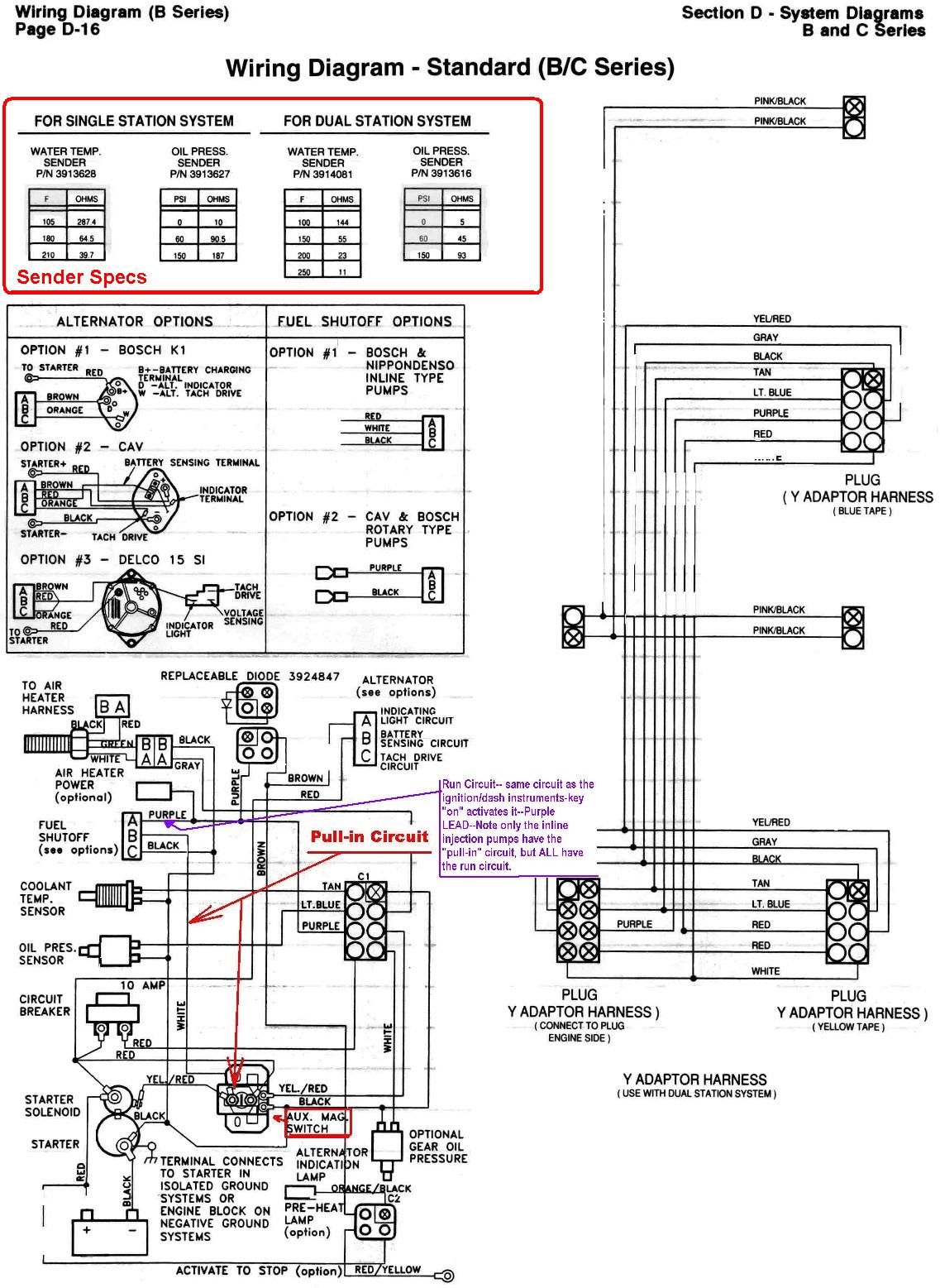 6BTA 5.9 & 6CTA 8.3 Mechanical Engine Wiring Diagrams