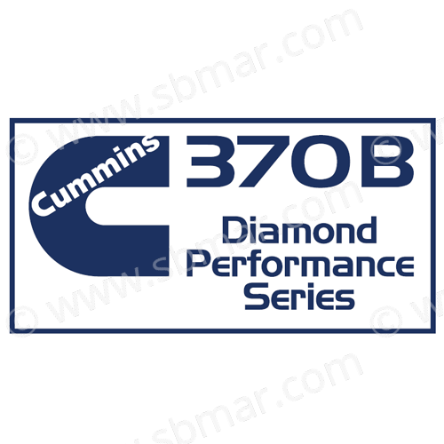Cummmins 370B Diamond Performance Series Decal