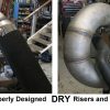 Typical Properly Designed Marine Port & Starboard Exhaust Risers