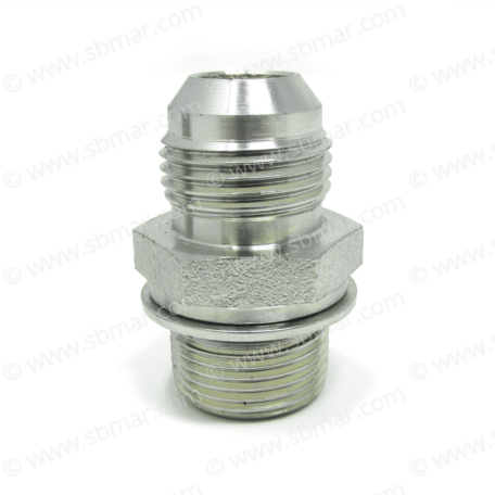 ZF MB30 Valve Adapter Oil Line Flare Fitting