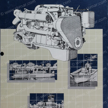 Operation & Maintenance Manual for Early B Series Marine Engines (circa 1985)