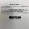 Master Reset for Cummins SmartCraft SC1000 Analog Style Link Gauges