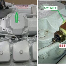Cummins Marine 6BT 6BTA 5.9 Coolant Temp Switch or Sensor locations