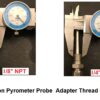 Common Thermocouple / Pyrometer Probe Thread Sizes