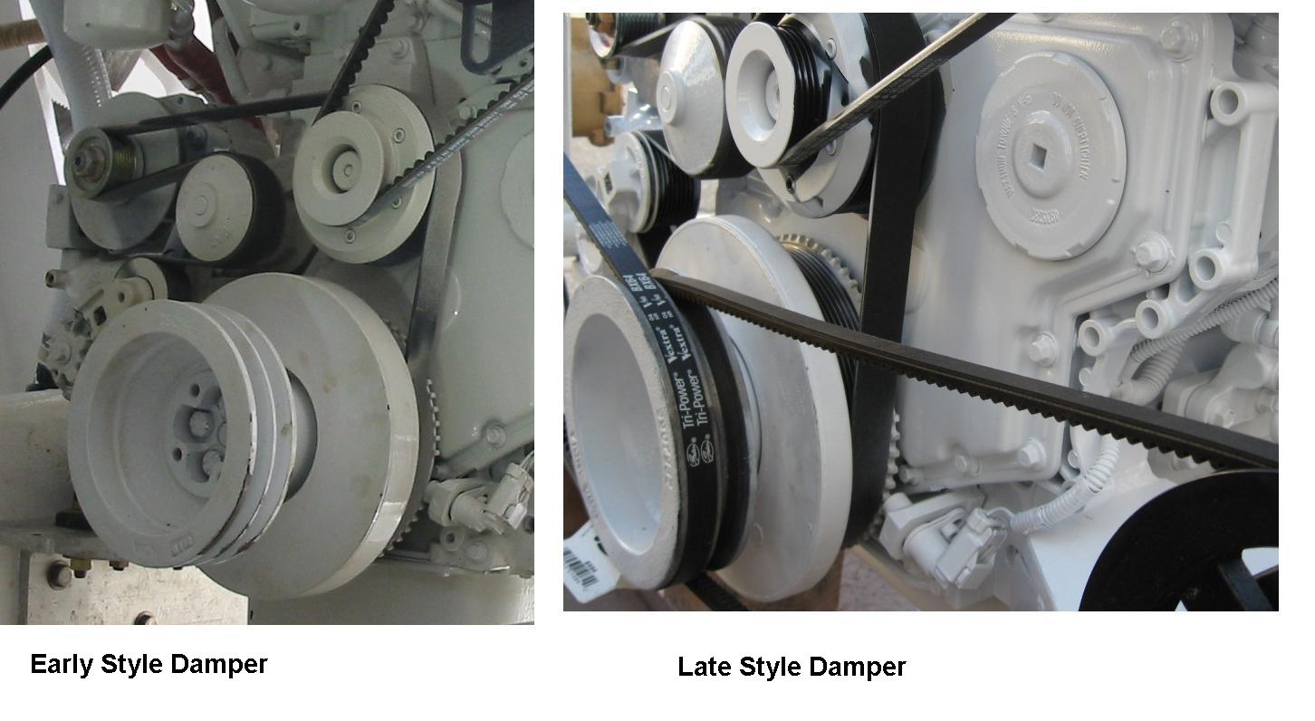 QSB 5.9 Damper views-Early Style vs Late style